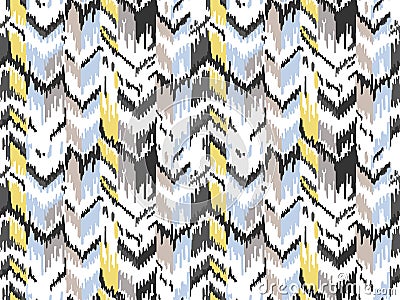 Ethnic seamless pattern. Tribal ethnic vector texture. Striped pattern in Aztec style. Ikat geometric folklore ornament. Stock Photo