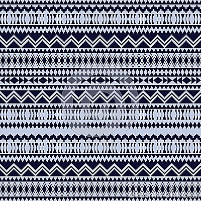 Ethnic seamless patterns. Aztec geometric backgrounds. Stylish navajo fabric. Tribal background texture. Modern abstract wallpaper Vector Illustration