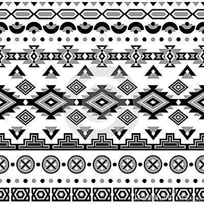 Ethnic Striped Seamless Pattern. Stock Vector - Image: 50378860