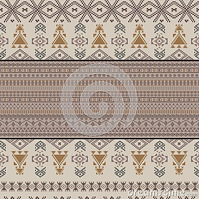 Ethnic tribal geometric pattern Vector Illustration