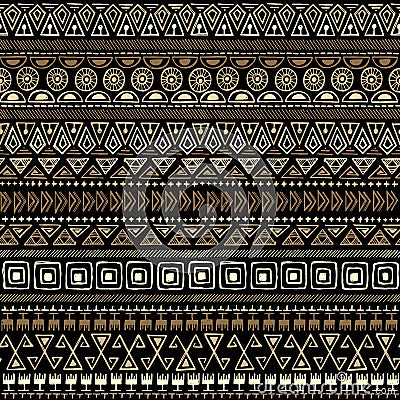 Ethnic tribal Seamless Pattern Vector Illustration