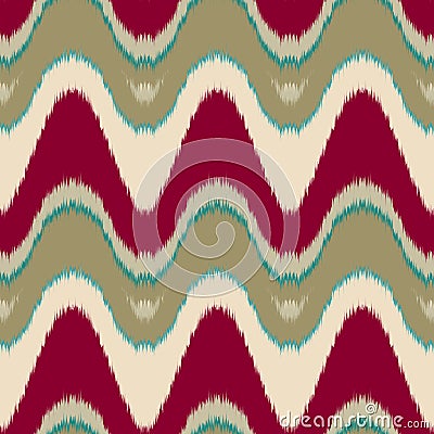 Ethnic wave pattern Vector Illustration