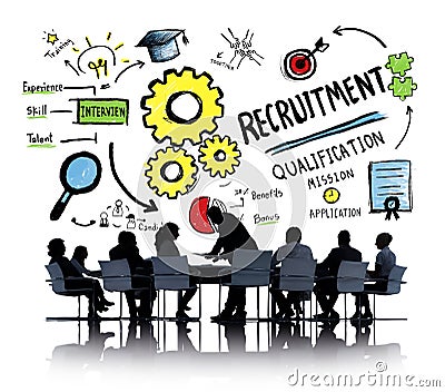 Ethnicity Business People Recruitment Meeting Discussion Concept Stock Photo