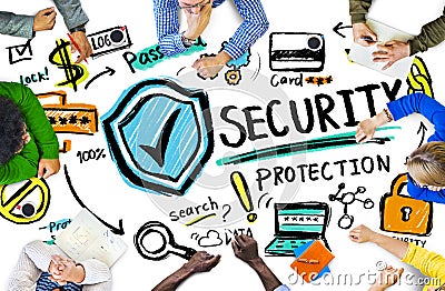 Ethnicity People Conference Discussion Security Protection Conce Stock Photo