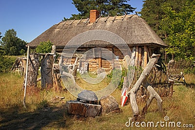 Ethnographic Open-Air Museum. Riga. Latvia Editorial Stock Photo