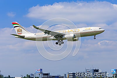 Etihad Airbus A330 Editorial Stock Photo