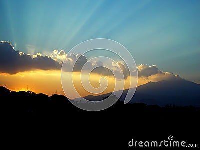 Etna vulcano Stock Photo