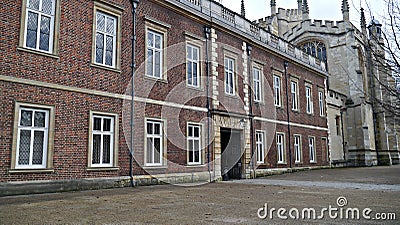 Eton Boys College Building from the Front. Editorial Stock Photo