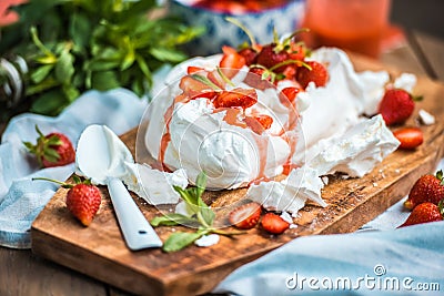 Eton mess Stock Photo