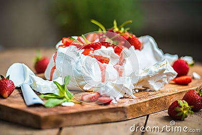 Eton mess Stock Photo