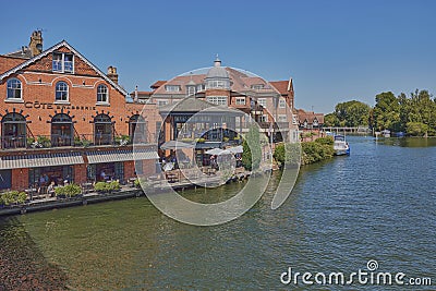 Eton and the Thames Editorial Stock Photo