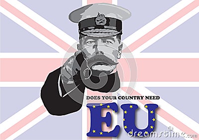 EU Referendum Poster Vector Illustration