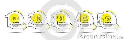 Euler diagram, 5g phone and Wrong file icons set. Feedback sign. Vector Vector Illustration