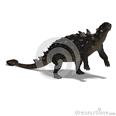 Euoplocephalus Stock Photo