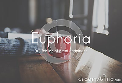 Euphoria Feeling Great Pleasure Happiness Concept Stock Photo