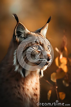 Eurasian lynx. Stock Photo