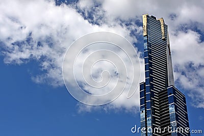 Eureka Tower Melbourne Stock Photo