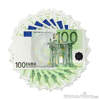 Euro banknotes Stock Photo