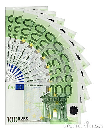 Euro banknotes Stock Photo