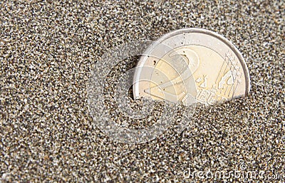 euro coin Stock Photo