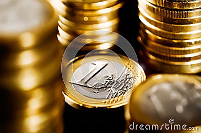 Euro Coin Stock Photo