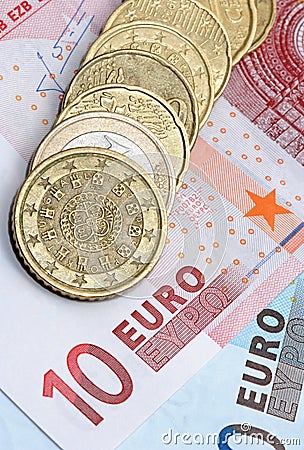 Euro currency Stock Photo