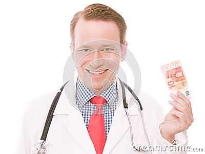 10 euro doctor Stock Photo