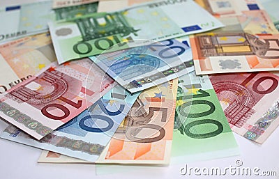 Euro money Stock Photo