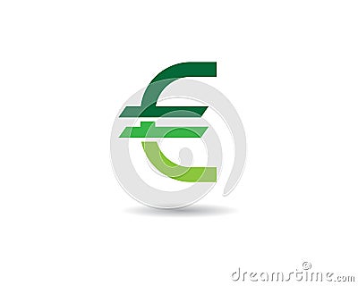Euro money symbol illustration Vector Illustration