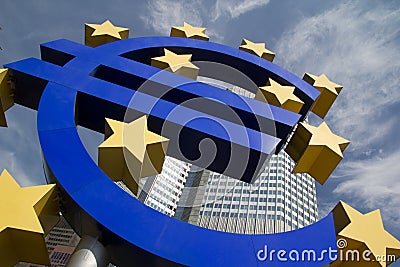 Euro Sign Editorial Stock Photo