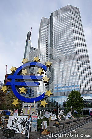 Euro Sign Editorial Stock Photo