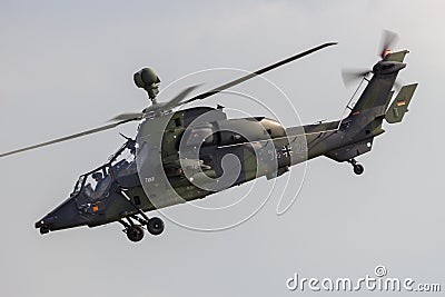 Eurocopter EC665 Tiger attack helicopter Editorial Stock Photo