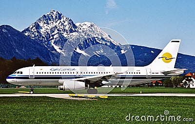 Eurocypria Airlines Airbus A320 231 5B-DND CN 316 . Editorial Stock Photo
