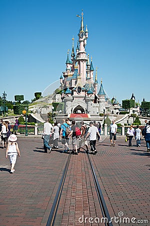 Eurodisney in Paris Editorial Stock Photo