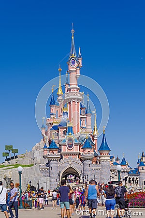 Eurodisney Paris, France Editorial Stock Photo