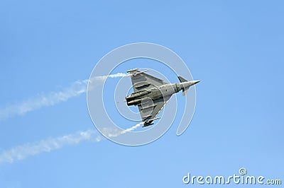 Eurofighter Typhoon fighter plane Editorial Stock Photo