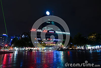 Europa-Center is a building complex on the Breitscheidplatz Editorial Stock Photo