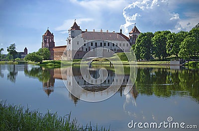 Europe, Belarus, history: Mir Castle Complex. Stock Photo