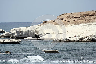 Europe, Cyprus, the Governor`s beach Editorial Stock Photo