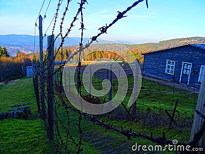 Europe, France, Great East region, Alsace, Bas Rhin, the Struthof Editorial Stock Photo