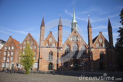 Europe, Germany, Lubeck. Editorial Stock Photo