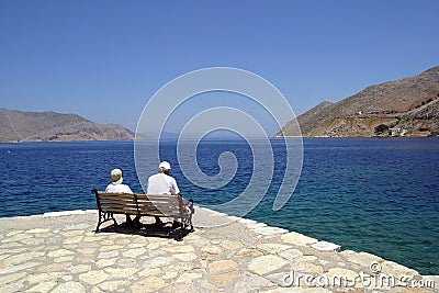 Europe,Greece, Symi island. Editorial Stock Photo