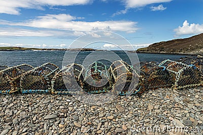 Ireland, The Island of Inishbofin, seven miles off the Irish coast. Now a special area of conservation. Co,,emara Editorial Stock Photo