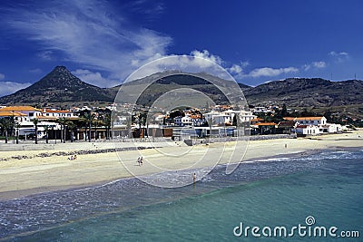 EUROPE PORTUGAL MADEIRA PORTO SANTO Editorial Stock Photo