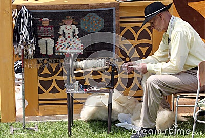 EUROPE SLOVAKIA CERVENY KLASTOR FOLK FESTIVAL Editorial Stock Photo