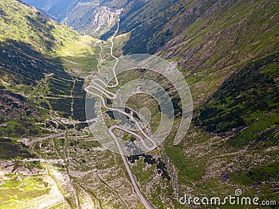 Europe trip. The best driving track in the world Stock Photo