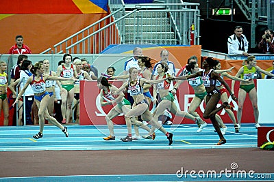 European Athletics Indoor Championships Editorial Stock Photo