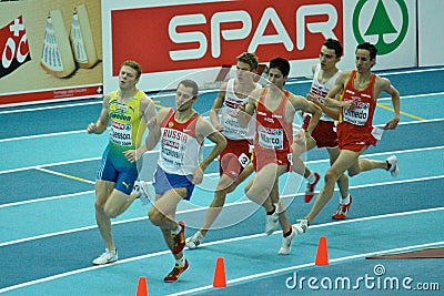 European Athletics Indoor Championships Editorial Stock Photo