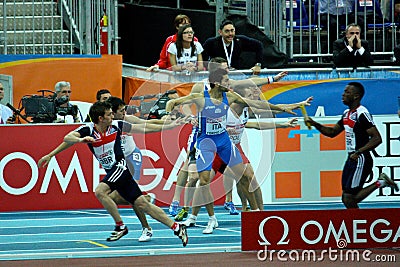 European Athletics Indoor Championships Editorial Stock Photo