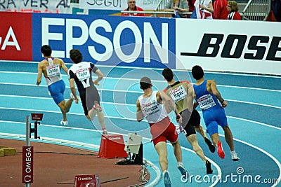 European Athletics Indoor Championships Editorial Stock Photo